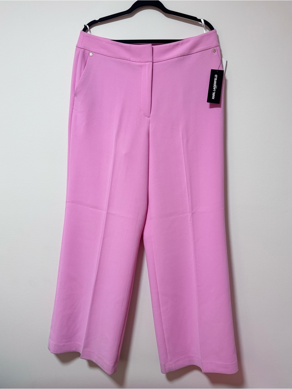 Karl Lagerfeld Pink Wide leg trousers Size 12